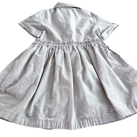 Zara girls light beige shirt dress size 11/12 - Picture 2 of 5